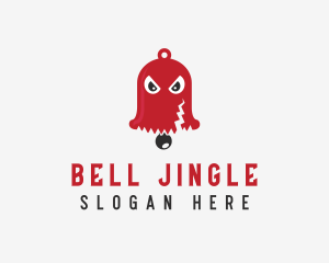 Angry Bell Monster logo design