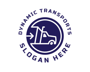 Automotive Delivery Truck logo design