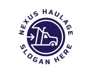 Automotive Delivery Truck logo design