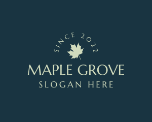 Maple Leaf Wordmark logo design