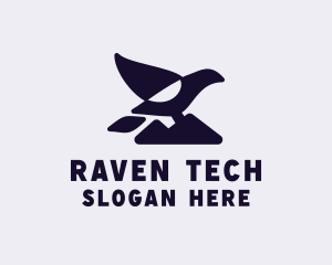 Crow Raven Bird logo