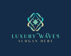 Wave Star Startup logo design