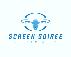 Aerial Drone Flight logo design