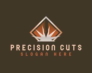 Industrial Laser Cutting logo design