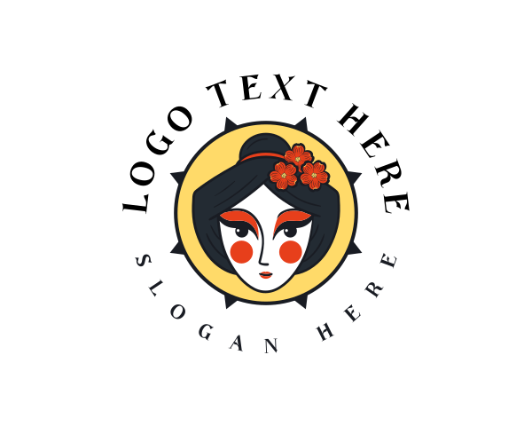 Geisha logo example 2