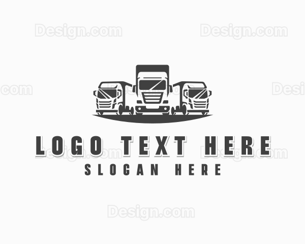 Truck Haulage Vehicle Logo