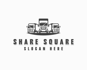 Truck Haulage Vehicle Logo