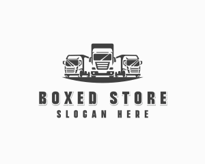 Truck Haulage Vehicle logo design