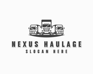 Truck Haulage Vehicle logo design