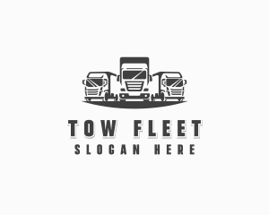 Truck Haulage Vehicle logo design