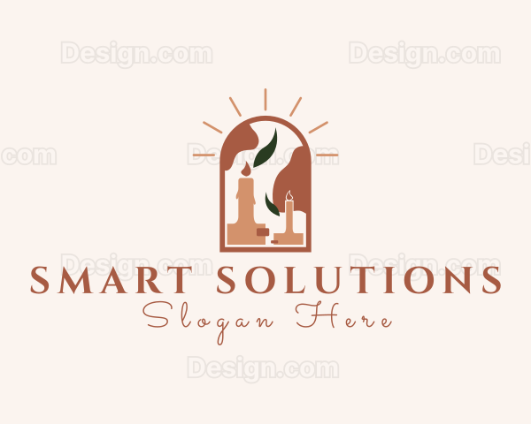 Meditation Wax Candle Logo