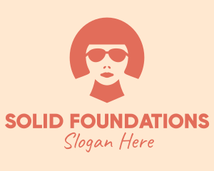 Cool Woman Silhouette Logo