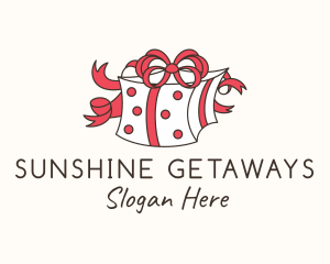 Ribbon Holiday Gift logo