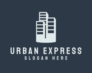 Skyscraper Tower Building logo