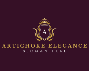 Elegant Luxury Crown logo design