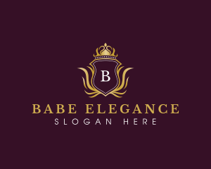 Elegant Luxury Crown logo design