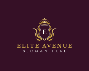 Elegant Luxury Crown logo design