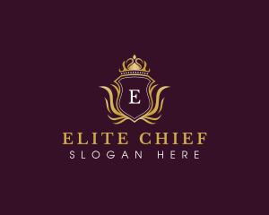 Elegant Luxury Crown logo design