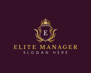 Elegant Luxury Crown logo design