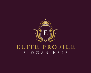 Elegant Luxury Crown logo design