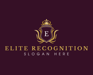 Elegant Luxury Crown logo design