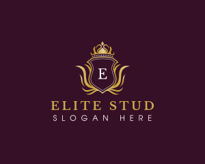 Elegant Luxury Crown logo design