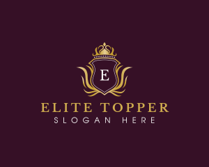 Elegant Luxury Crown logo design