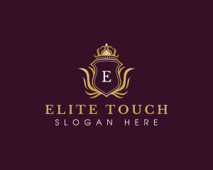 Elegant Luxury Crown logo design