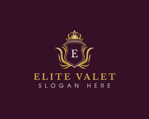 Elegant Luxury Crown logo design