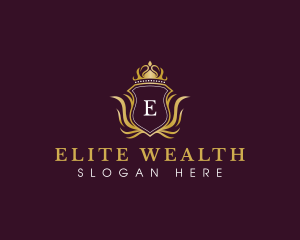 Elegant Luxury Crown logo design