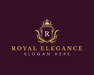 Elegant Luxury Crown logo design