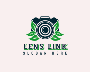 Camera Lens Photography logo design