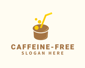 Coffee Drink Capsule  logo design