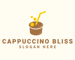 Coffee Drink Capsule  logo design