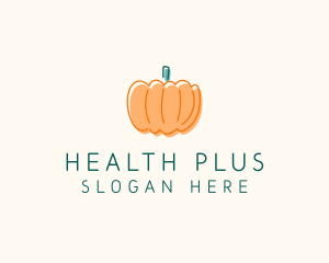 Pumpkin Squash Vegetable Logo