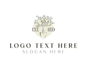 Floral Shovel Gardening logo