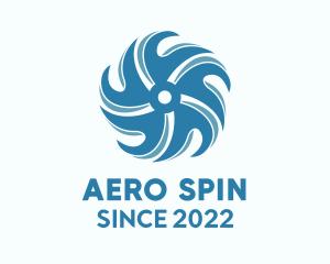 Turbine Propeller Fan  logo design