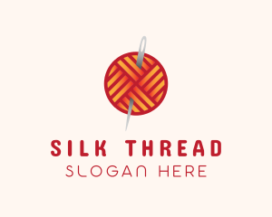 Yarn Thread Knitting logo design