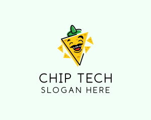 Mexican Nacho Chips logo design