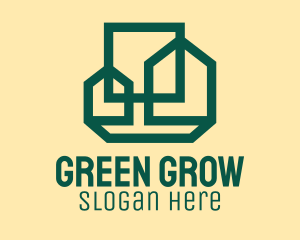 Green Building Complex logo design