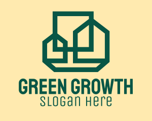 Green Building Complex logo design