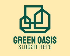 Green Building Complex logo design