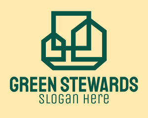 Green Building Complex logo design