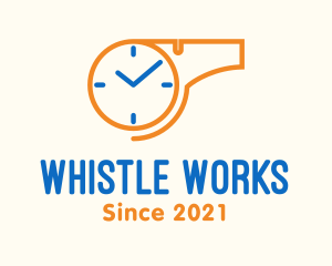 Training Whistle Clock logo