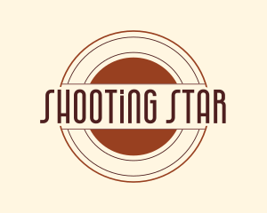 Shooting Target Badge logo design