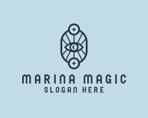 Magical Eye Moon logo design