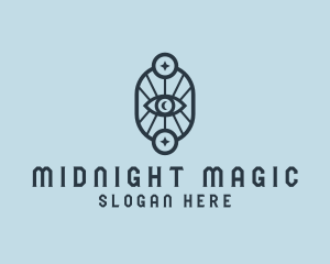 Magical Eye Moon logo design