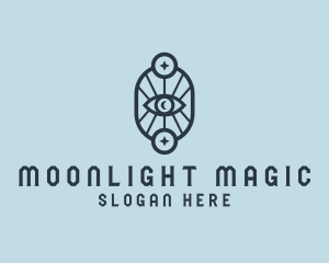 Magical Eye Moon logo design