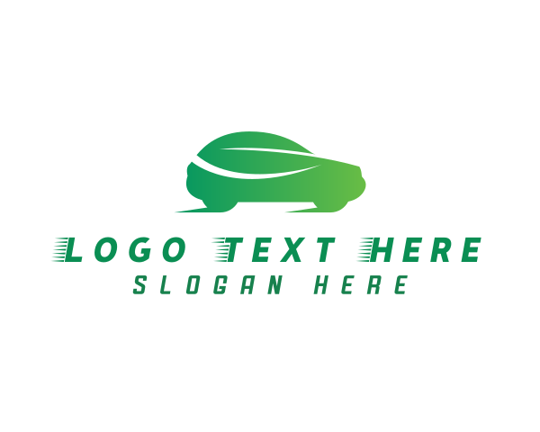 Green Car logo example 2