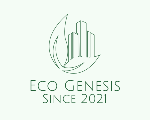 Eco Friendly City logo design